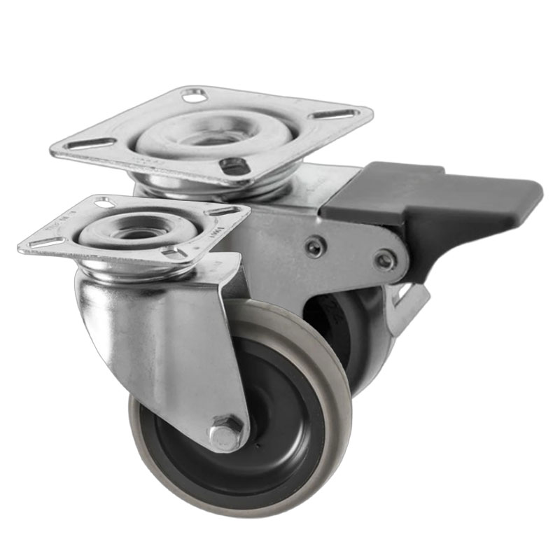 Rubber Wheel Castors – 314 Series