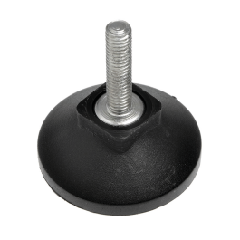 M6 x 25mm Rigid Adjustable Foot 38mm Dia. | Ross Castors Castors ...