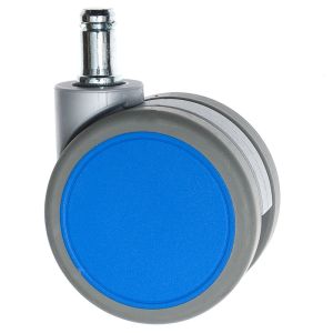 Twin Wheel Furniture Castors Blue