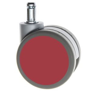 Twin Wheel Furniture Castors Red