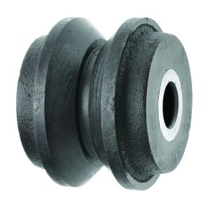 75mm Cast Iron V Grooved Wheel 20mm Roller Bearing 225kg
