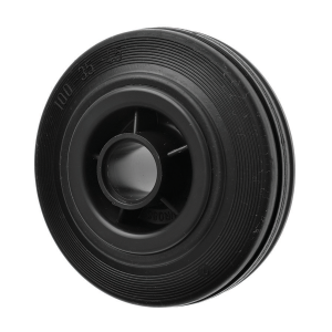 100mm Black Rubber Wheel 80kg Load Capacity