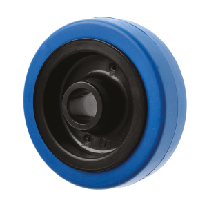 80mm Blue Elastic Rubber Wheel 