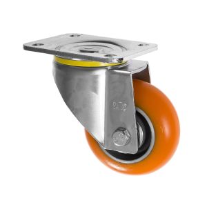 125mm Apex Heavy Duty Swivel Castors with Polyurethane Wheel