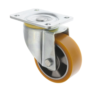 200mm Heavy Duty Swivel Castors Polyurethane Aluminium Wheel 800kg