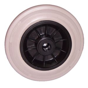 LAG 80mm Grey Non Marking Elasticated Rubber Wheel