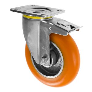 Apex 200mm Heavy Duty Swivel Braked Castors