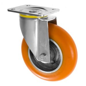 200mm Apex Heavy Duty Castors with Polyurethane Wheel