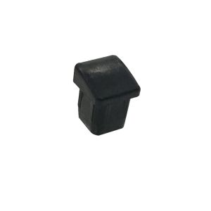 Square Angled Tube Insert Black 19mm x 19mm