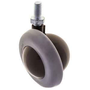 50mm Brown Kenrick Shepherd Casters with M8 Threaded Stem