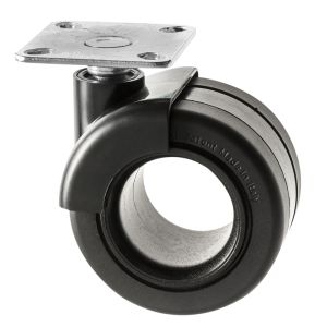 Contemporary Castors 65mm Twin Wheel Plate Fitting