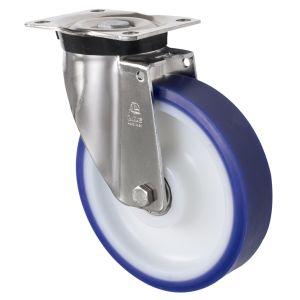 LAG 250mm Swivel Heavy Duty Castor Wheel with Top Plate 600kg Load