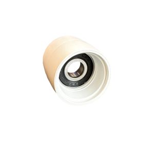 Polyurethane Guide Roller 42mm Diameter 12mm Ball Bearing