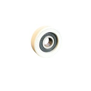 Polyurethane Guide Roller 42mm Diameter 12mm Ball Bearing