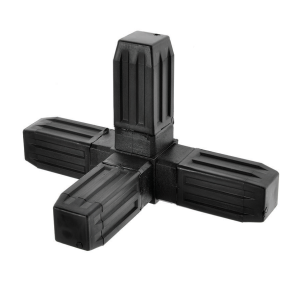 25mm Heavy Duty Square Tube Connectors 4 Way