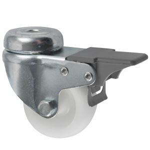 50mm Bolt hole Nylon Castors with Brake 