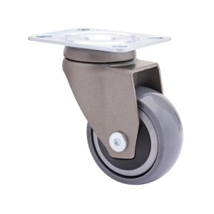 Furniture Castor 50mm Soft Grey Swivel 3C-Series 