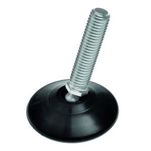 M12 x 75 Tilting adjustable foot with 55mm base