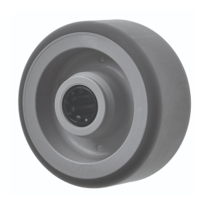 80mm Medium Duty Grey Polyurethane Wheels