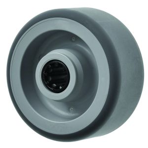 125mm Grey non marking Thermoplastic Rubber Wheel