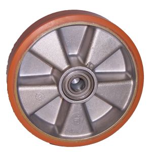 Heavy Duty 225mm Polyurethane Wheels with Aluminium Center 1000kg