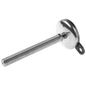 Bolt Down Stainless Steel Adjustable Feet 100mm Dia, M20 x 150mm 