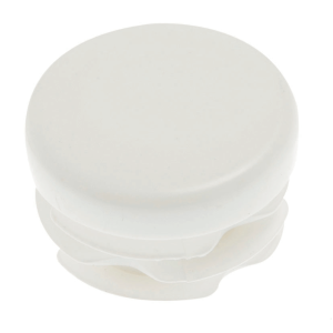 1" (25.4mm) Round White Insert