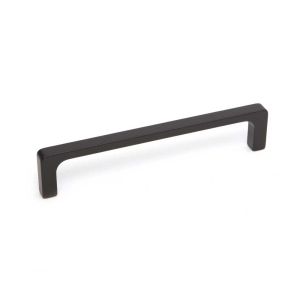 Black Aluminium Bridge Handle 192mm with M5 Thread