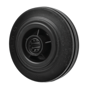 Medium Duty Black Rubber Wheels