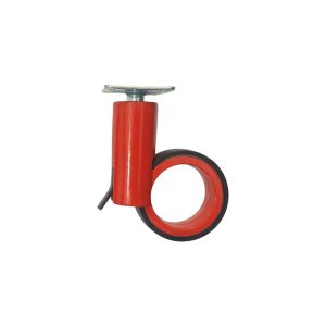 65mm Red Modern Design Castor Wheel with Brake