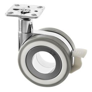 Designer Twin Wheel Castors braked