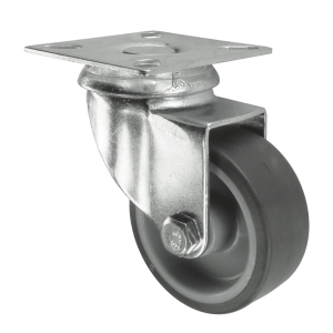 50mm Light Duty Swivel Castor Grey Rubber Wheel