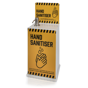 Countertop Hand Sanitiser Unit 5ltr Capacity Yellow