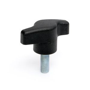 Male Wing Knob M6 x 15mm Thread Length