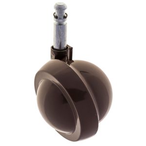 Kenrick Shepherd Caster with Peg & Socket Light Brown 50mm