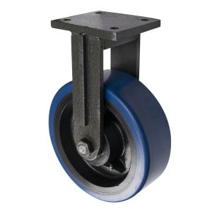 Flexello equivalent Castors 250mm Fabricated Fixed Castor