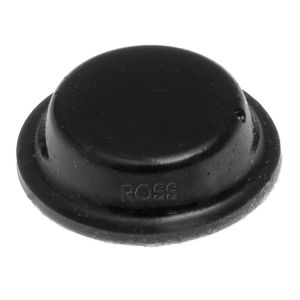 12.7mm Flat Domed Black Stick on Feet