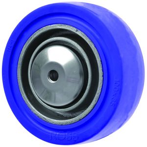 100mm Heat Resistant Rubber Wheel with Precision Bearings