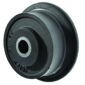 125mm Cast Iron Single Flanged Rail Wheels with bearings