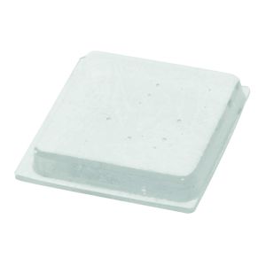 25.4mm Clear Square Stick on Feet