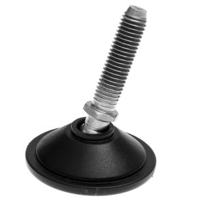 M6 x 40mm Stainless Steel Threaded Adjustable Feet 40mm Dia.