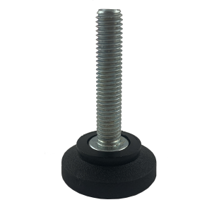 Low profile height adjustable feet M10 x 40mm stem with 30mm base 