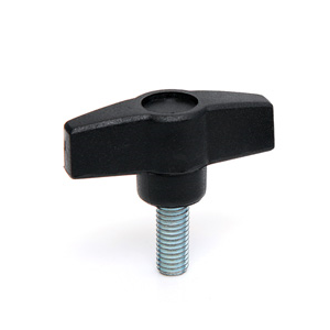 Male Wing Knob M5 x 15mm Thread Length