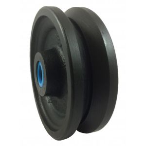 150mm V-Grooved Cast Iron Wheels with 20mm Bearing 1020kg