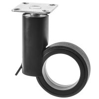 All Black Contemporary Furniture Castors 65mm 