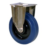 LAG M40 Blue Elasticated Rubber Fixed Castors