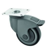 Medical Synthetic Castors Plate Fitting and Brake