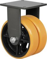 Heavy Duty Fabricated Castors Fixed Twin Wheel 8000 series