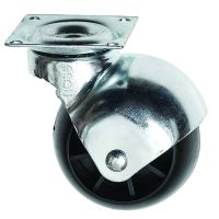 Polypropylene Swivel Ball Castor Top Plate AP Series 