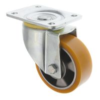 Industrial Polyurethane Castors Swivel Aluminium Centred Wheel 5000 Series